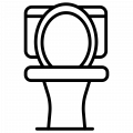 WC (separate or non-separate, depending on the room)
